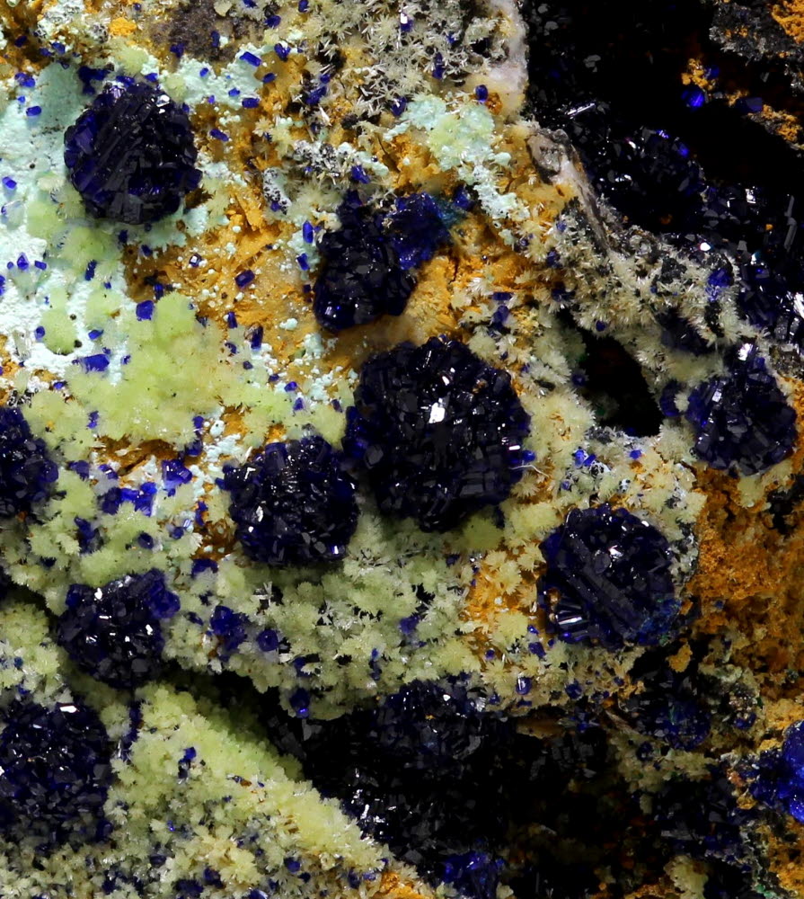 Azurite & Pyromorphite