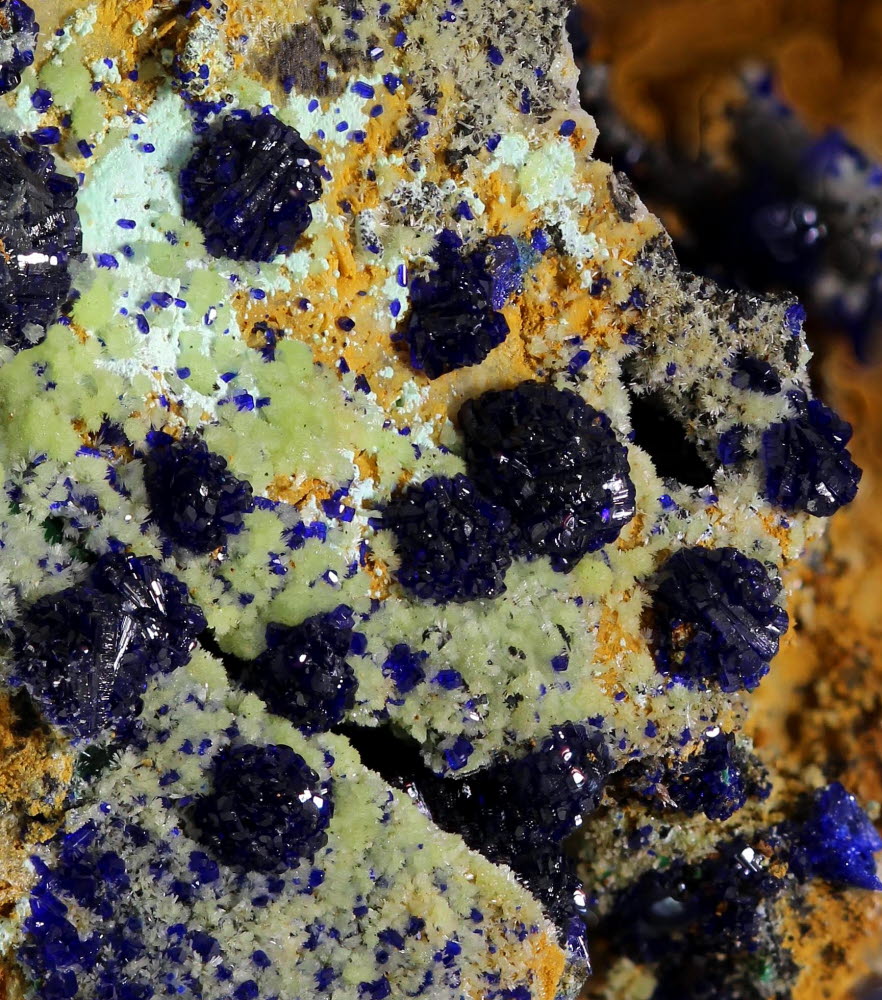 Azurite & Pyromorphite