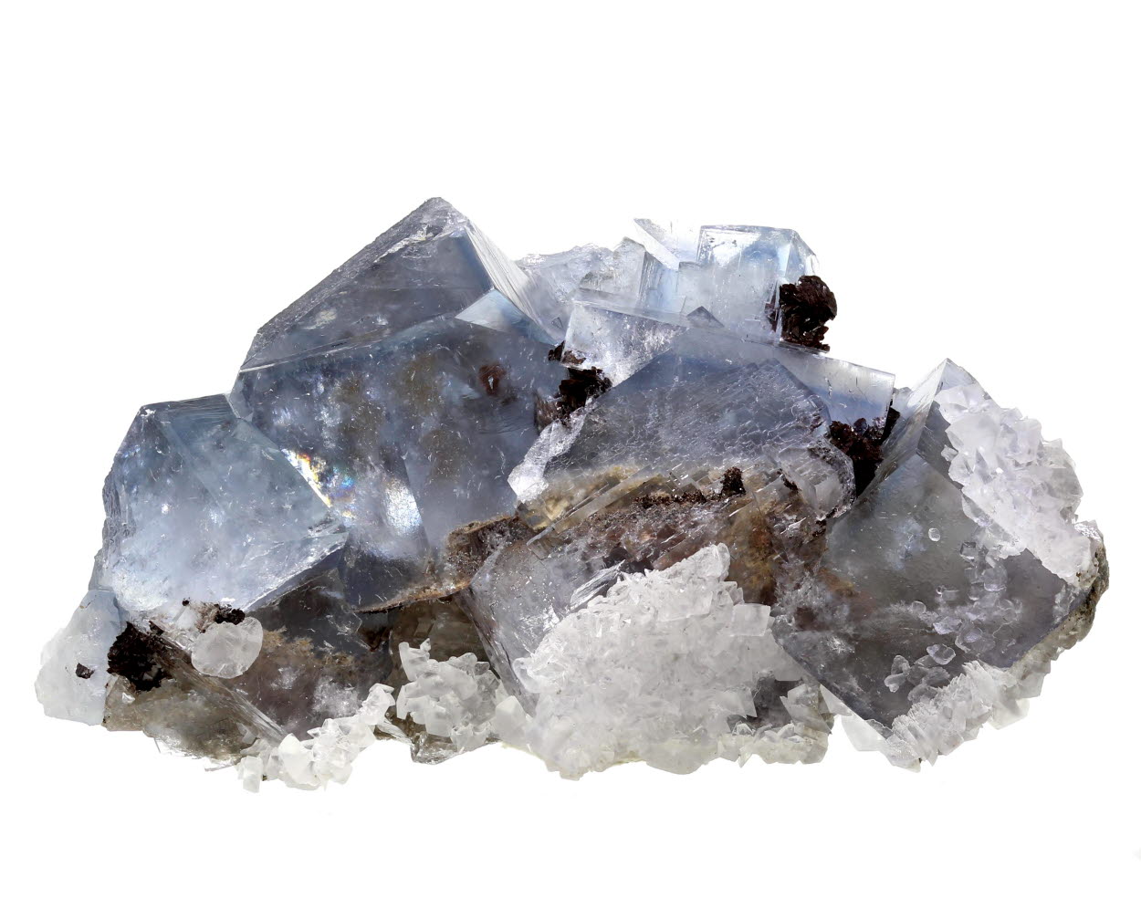 Fluorite Calcite & Siderite