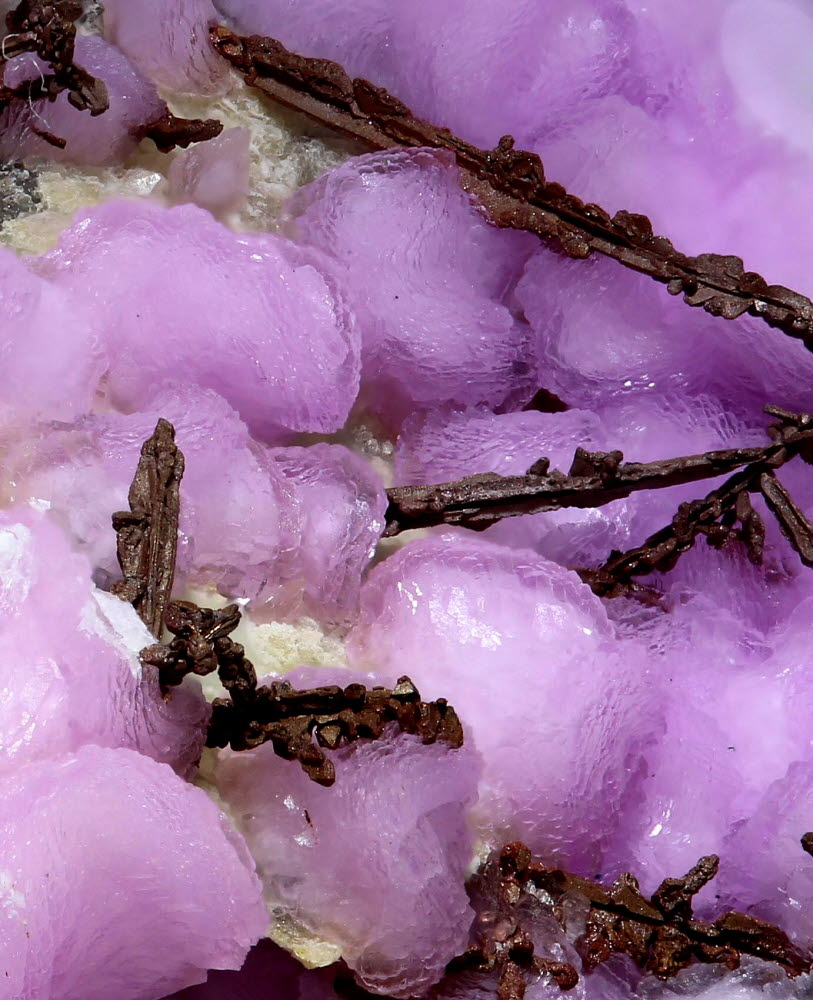 Native Copper & Cobaltoan Calcite