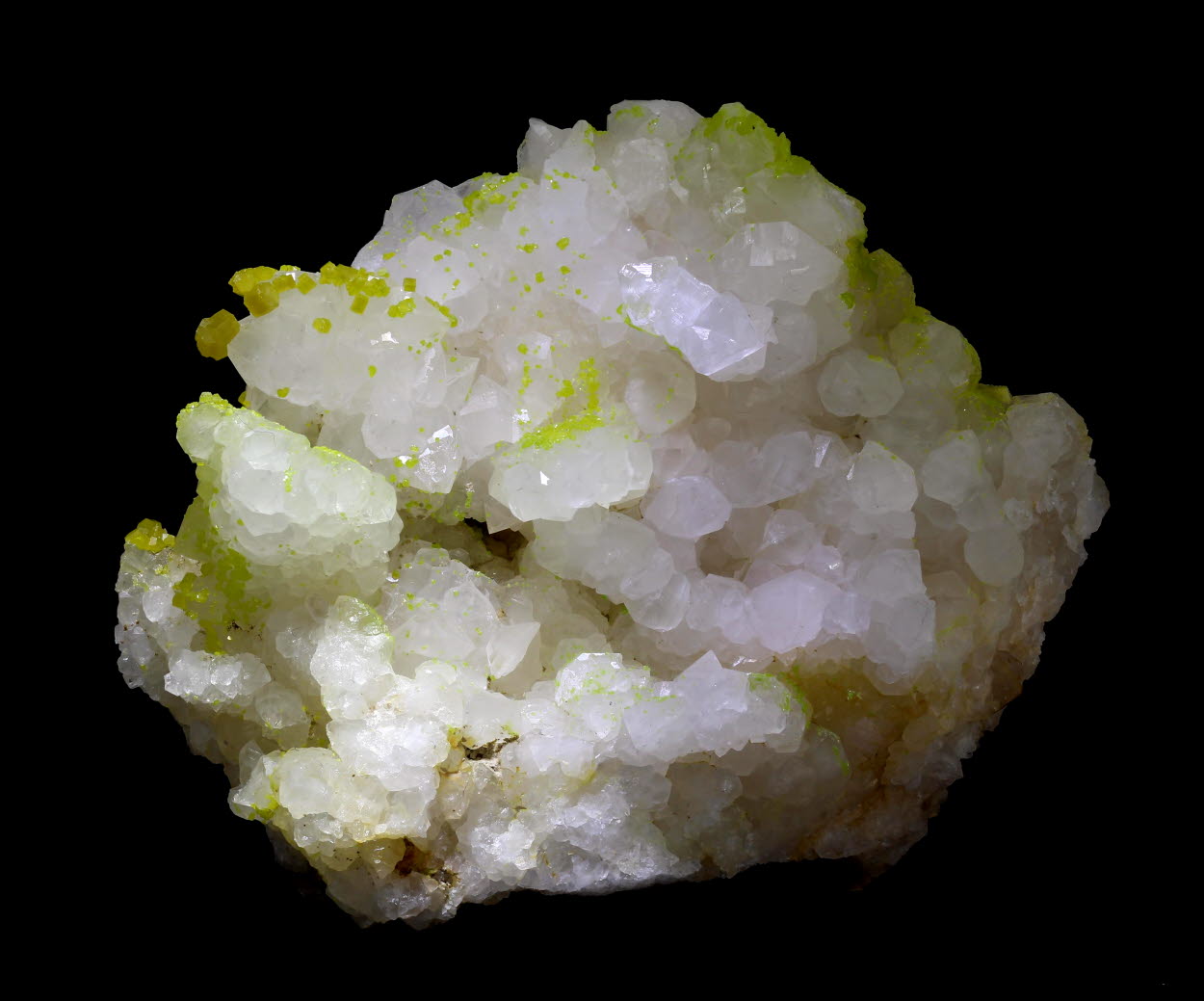 Pyromorphite On Quartz