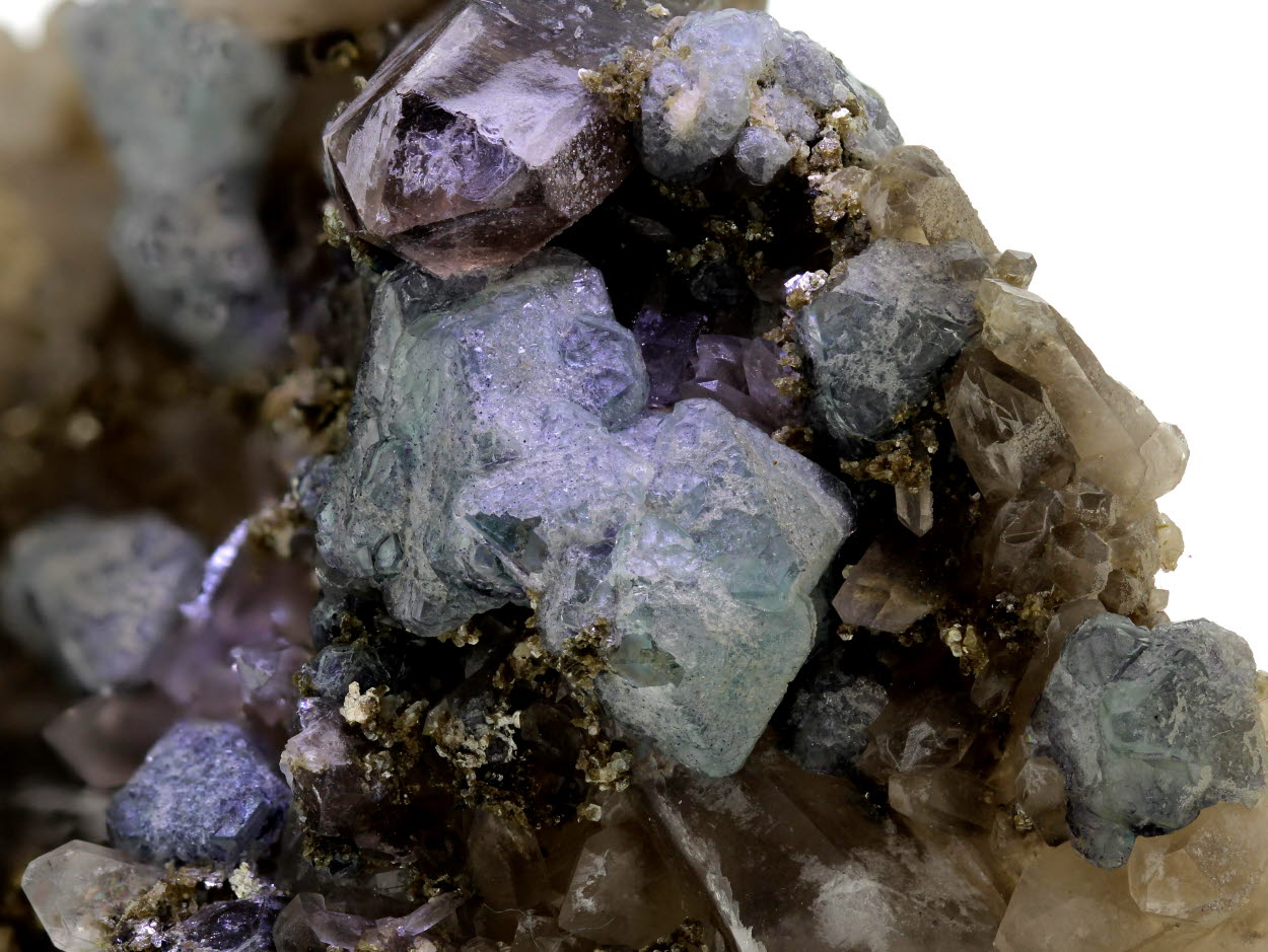 Fluorite & Smoky Quartz