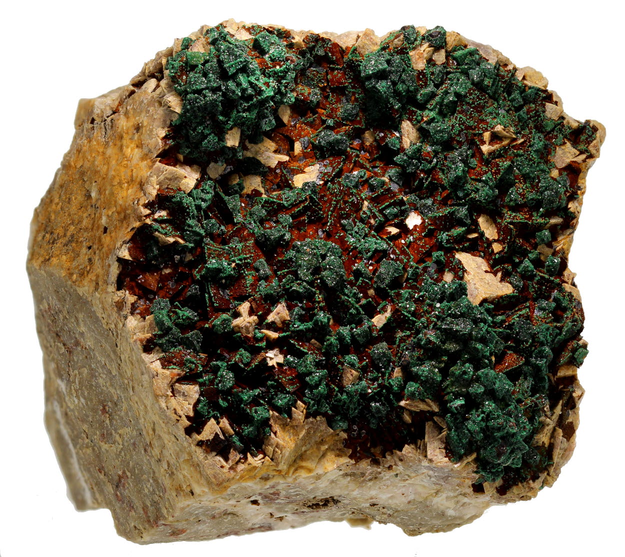 Malachite Psm Chalcopyrite & Dolomite