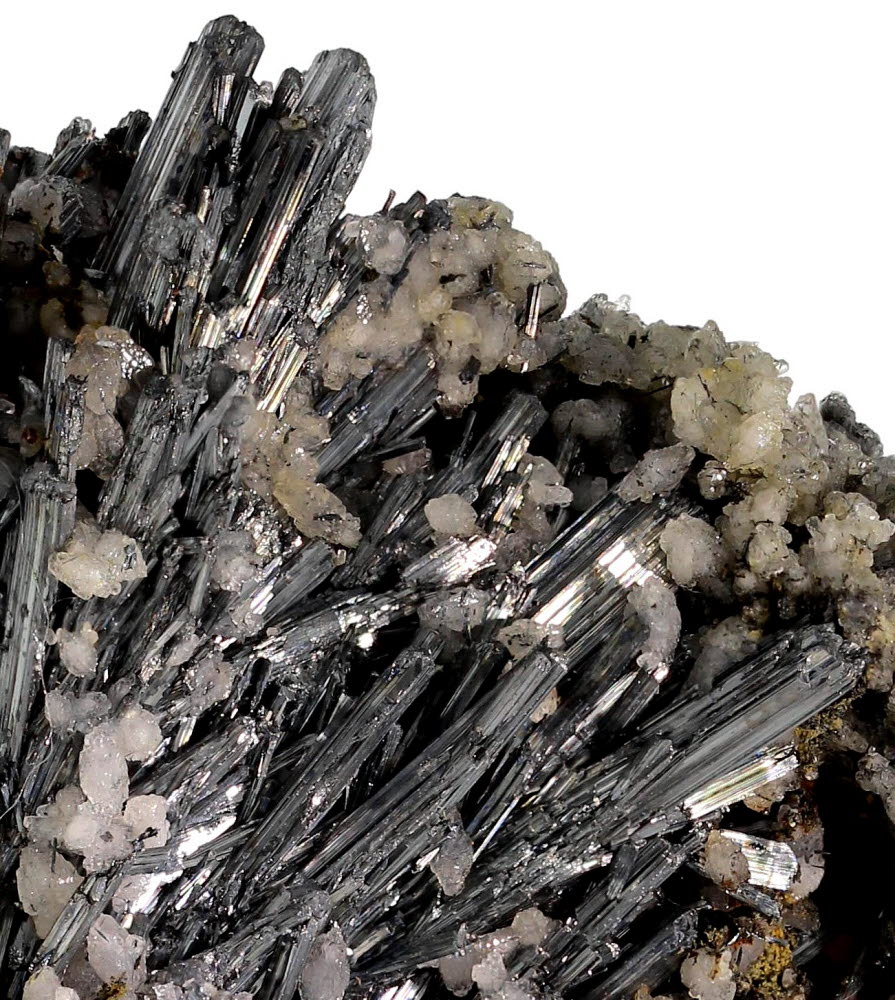 Stibnite & Calcite