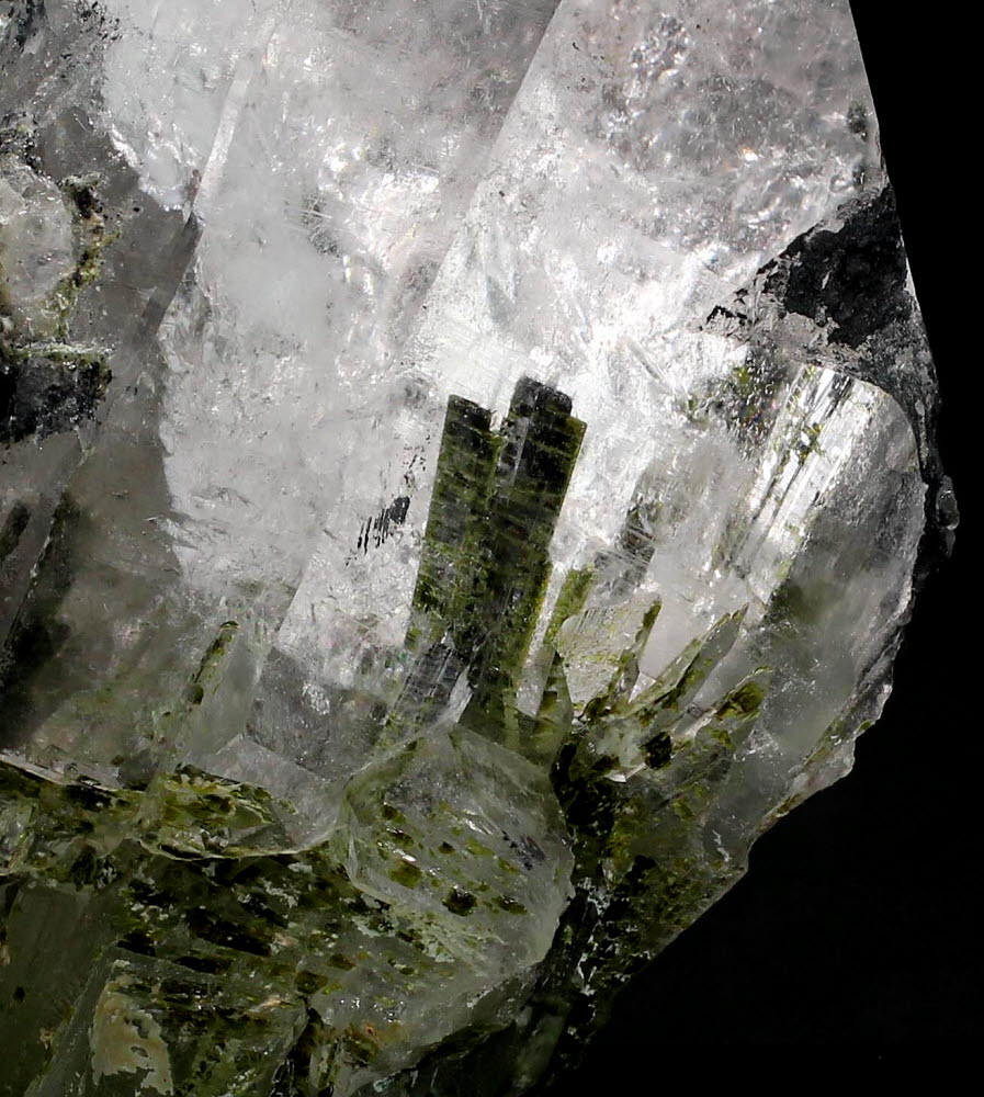 Quartz With Epidote Inclusions