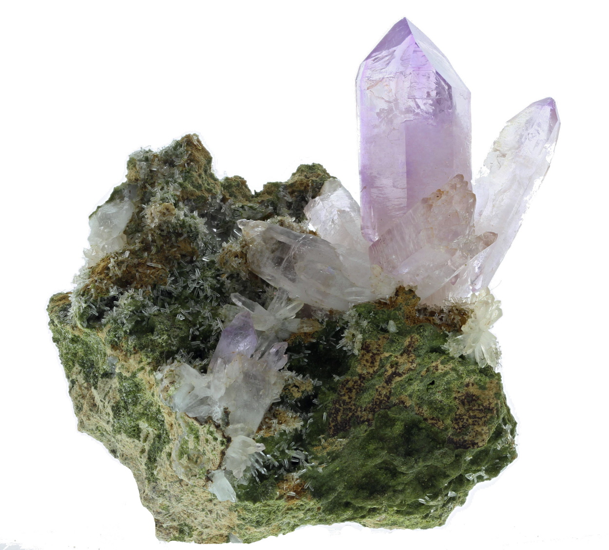 Amethyst & Epidote