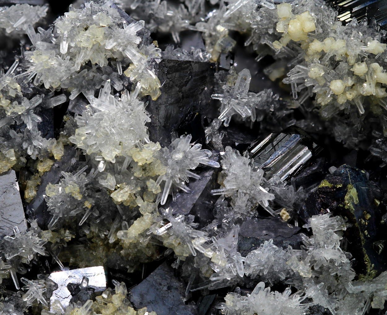 Galena Sphalerite Chalcopyrite & Quartz