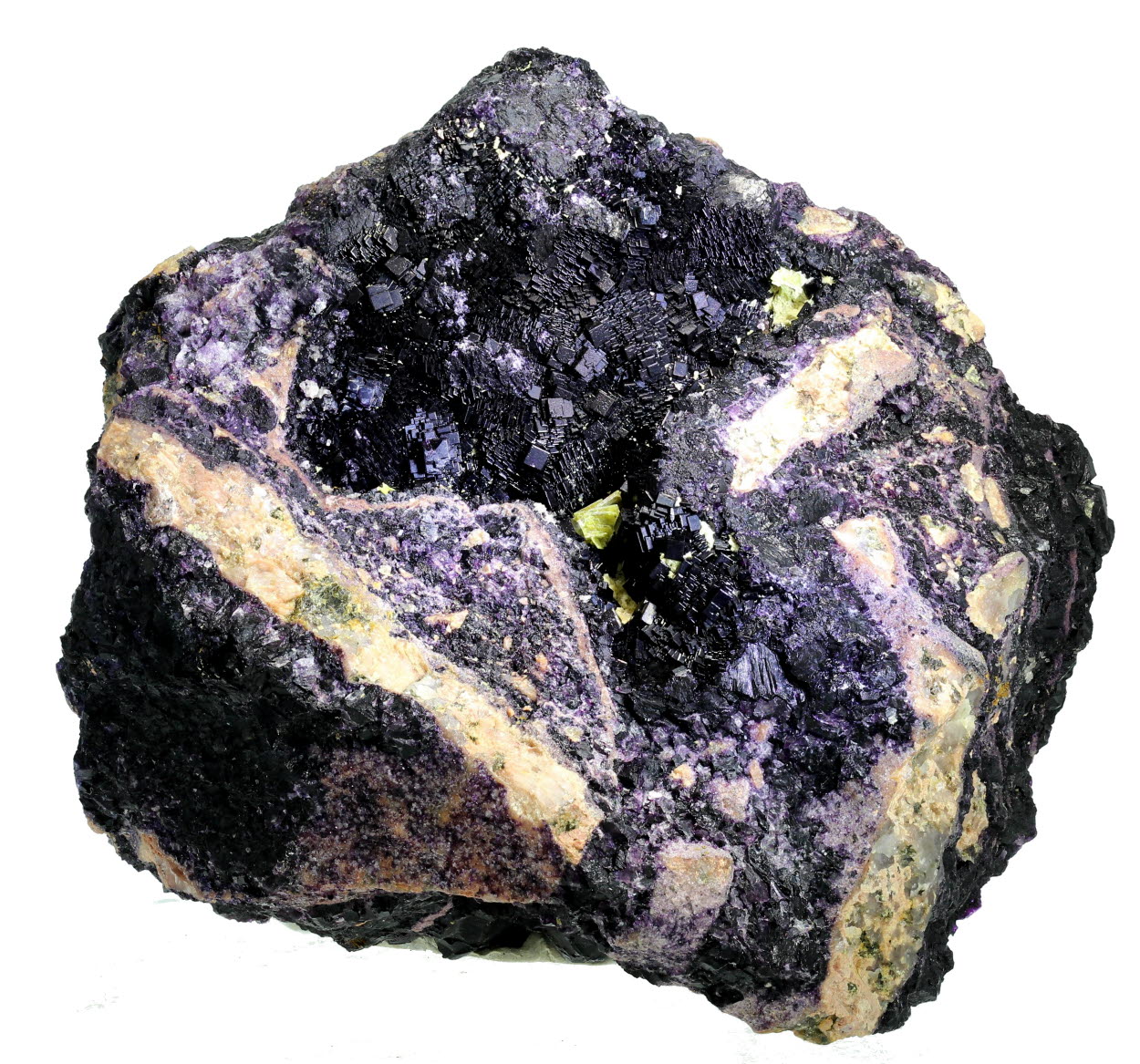 Uranocircite On Fluorite