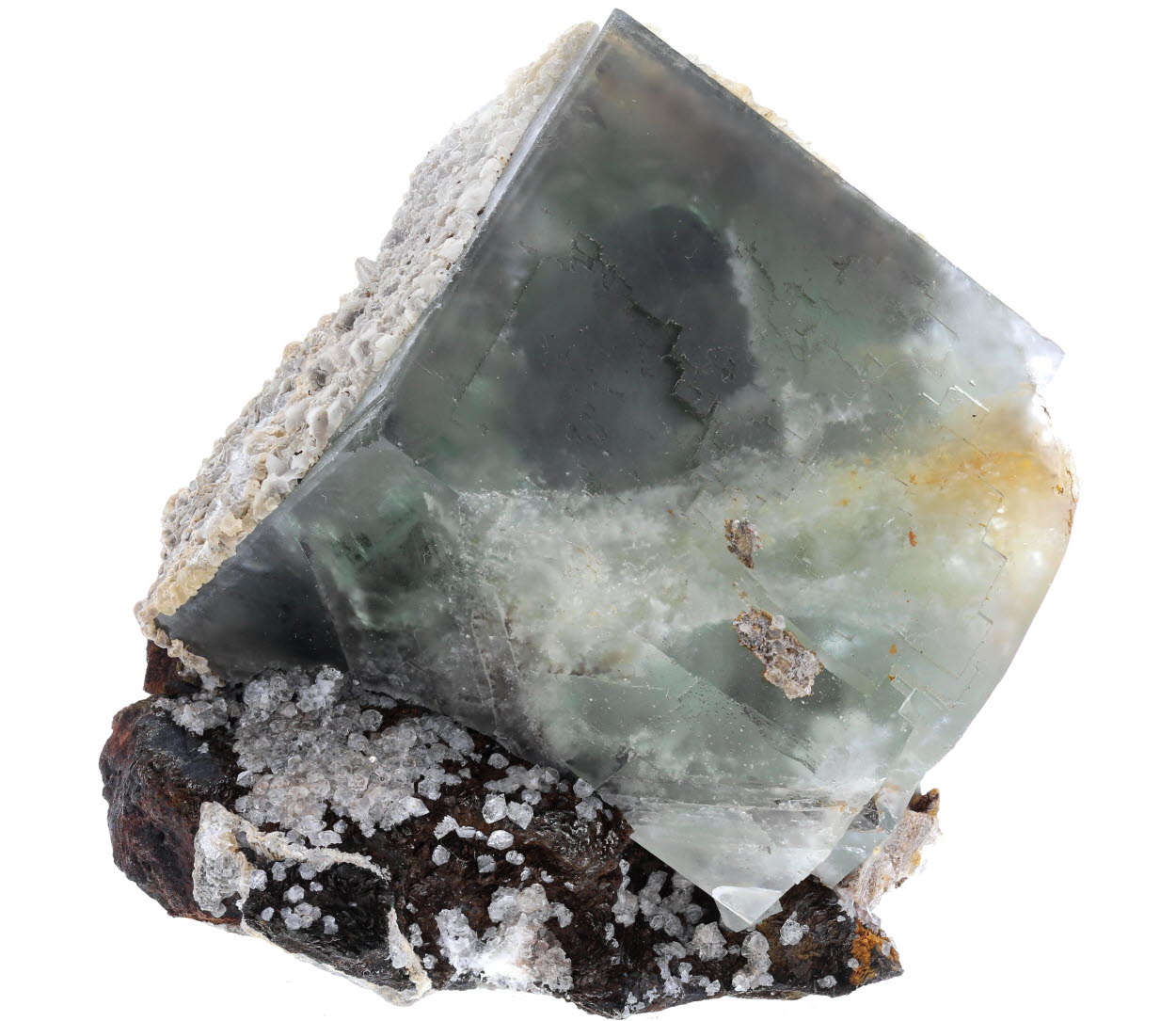 Fluorite Calcite & Quartz