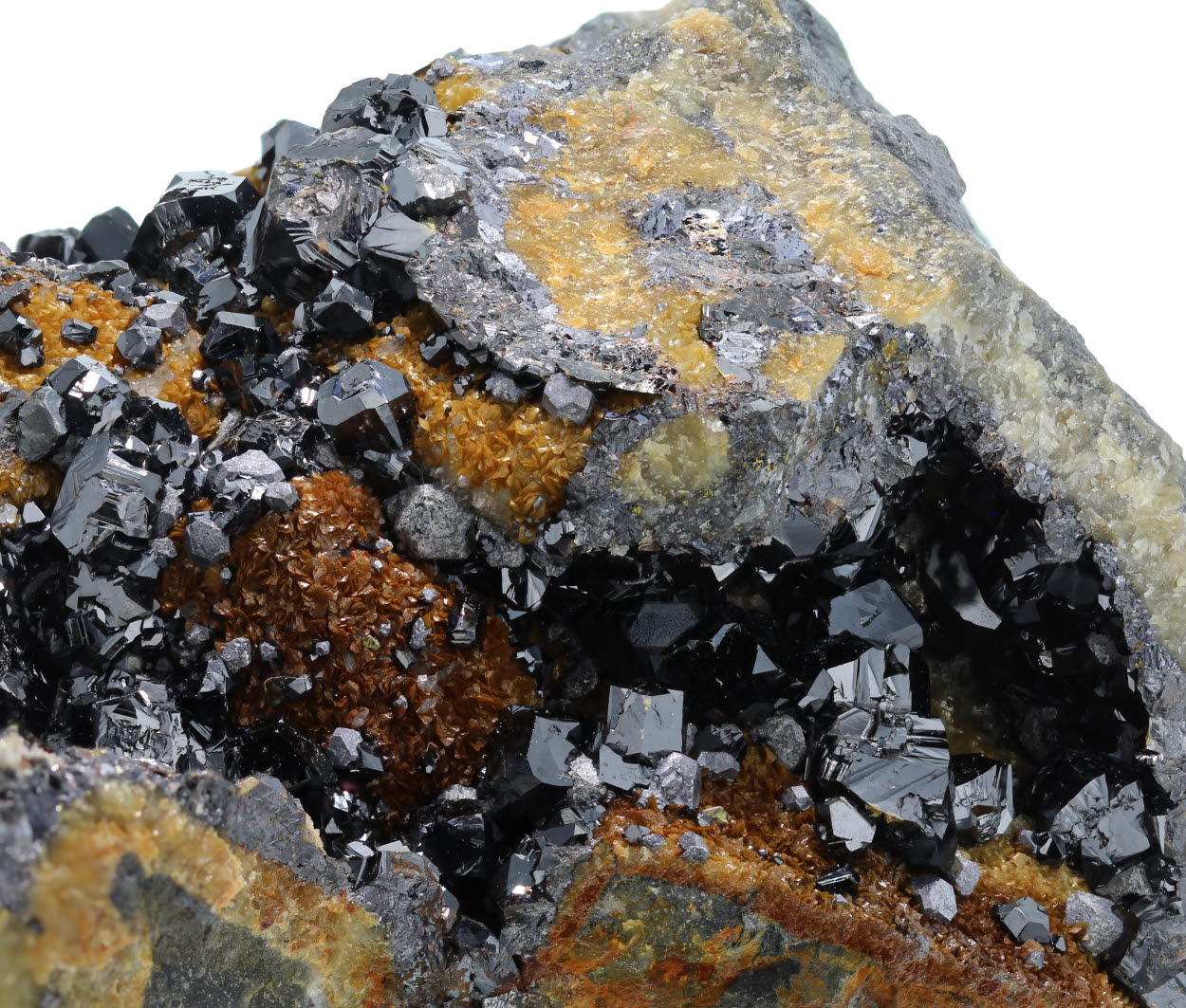 Sphalerite Galena & Siderite