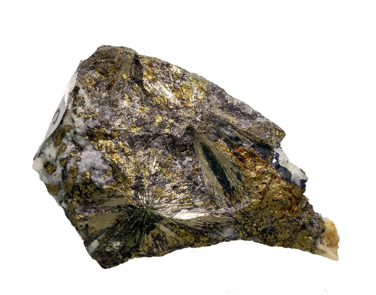 Millerite & Chalcopyrite