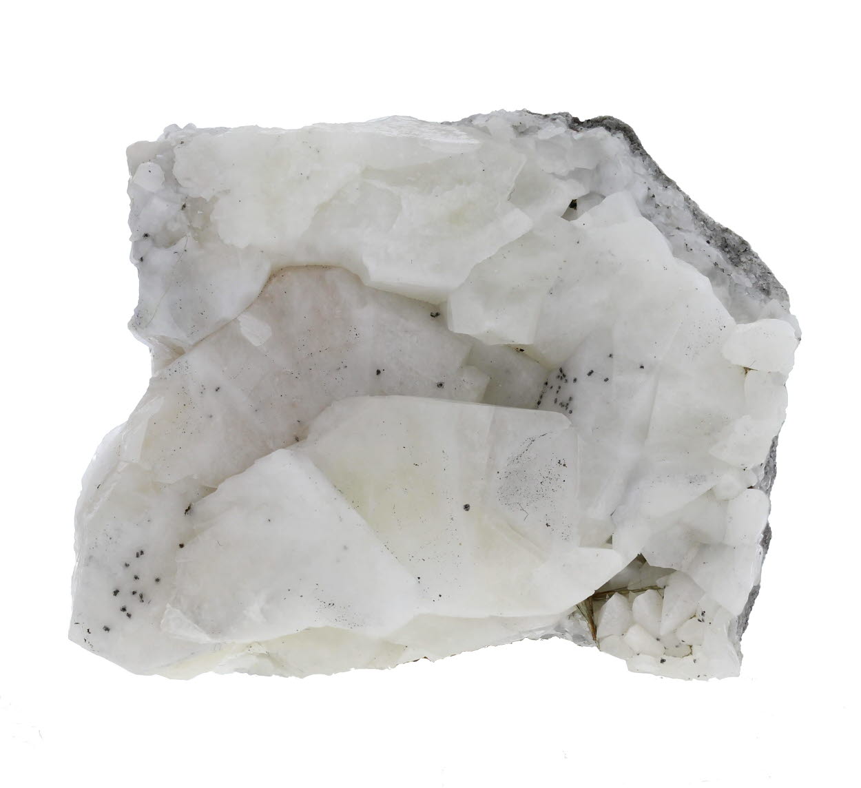 Millerite & Calcite