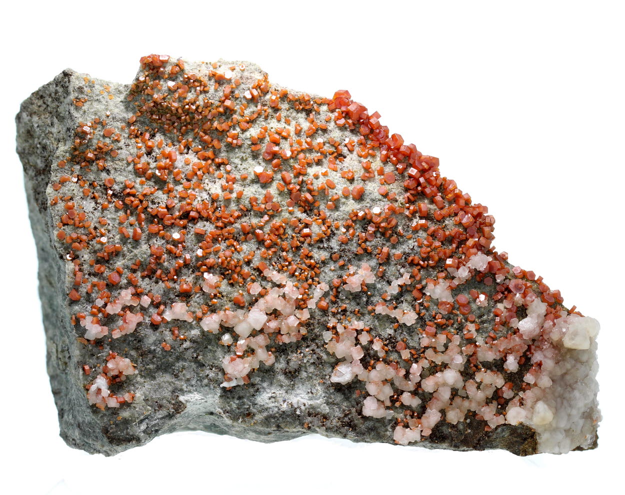 Vanadinite & Calcite