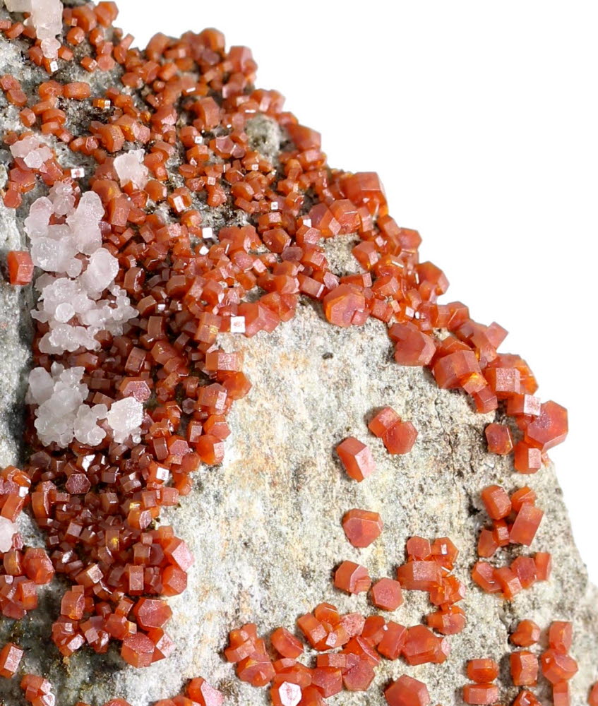 Vanadinite & Calcite