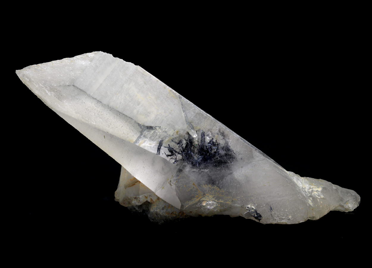 Quartz With Cosalite Inclusions