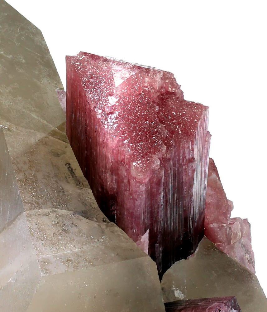 Liddicoatite & Quartz