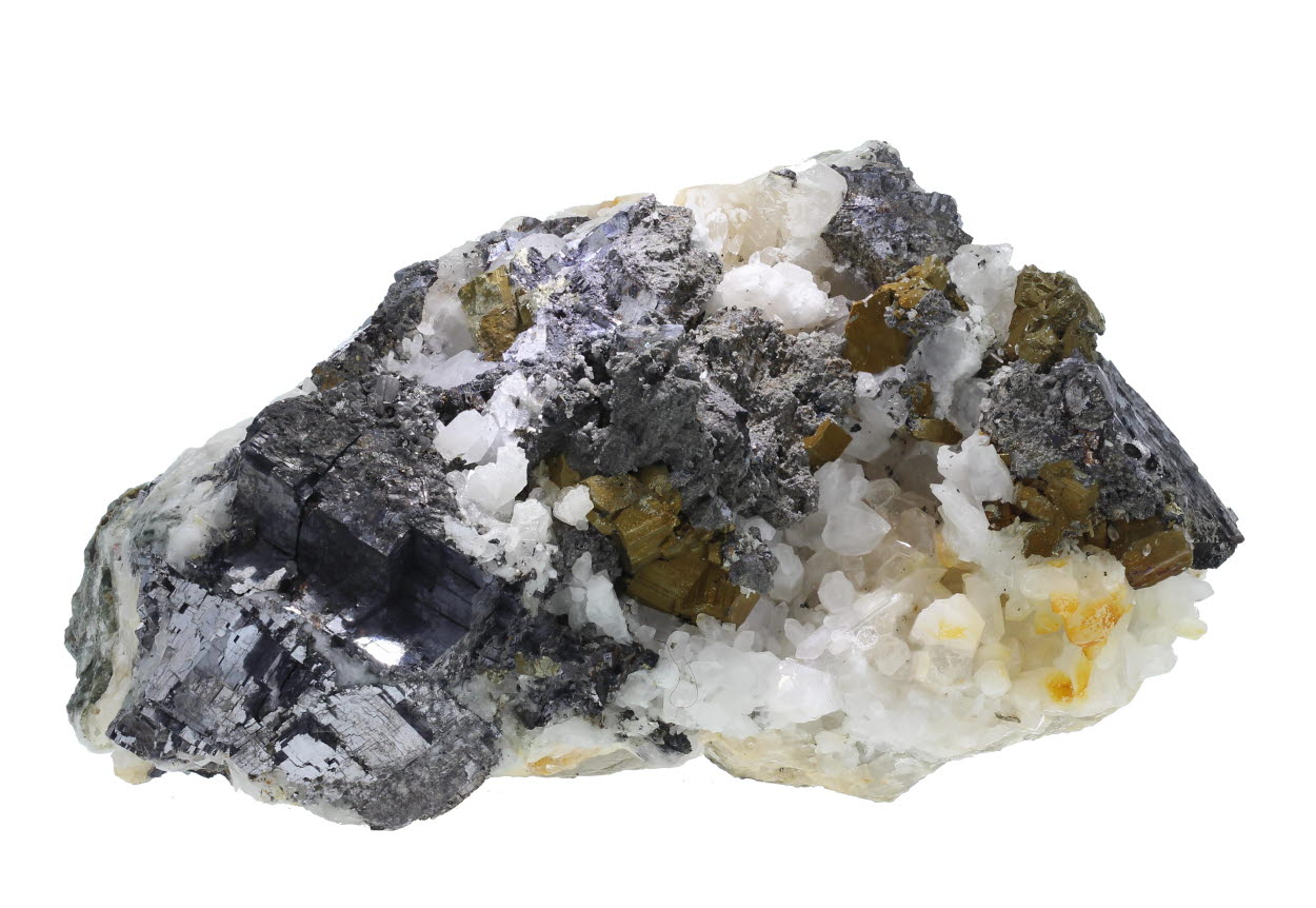 Anglesite Galena & Chalcopyrite