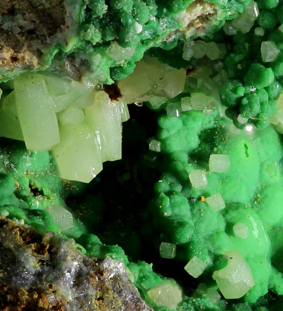 Bayldonite & Mimetite