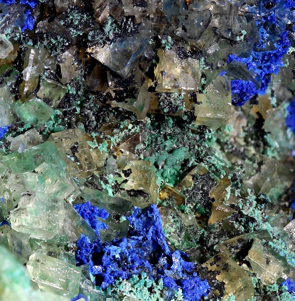 Azurite Malachite & Fluorite