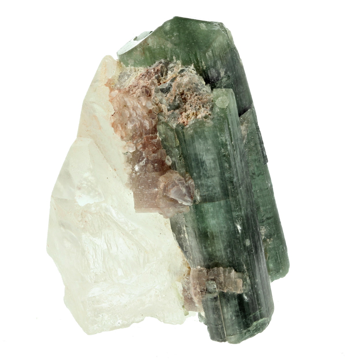 Elbaite With Quartz