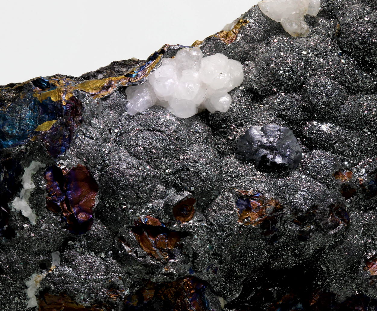 Chalcocite & Tennantite On Chalcopyrite