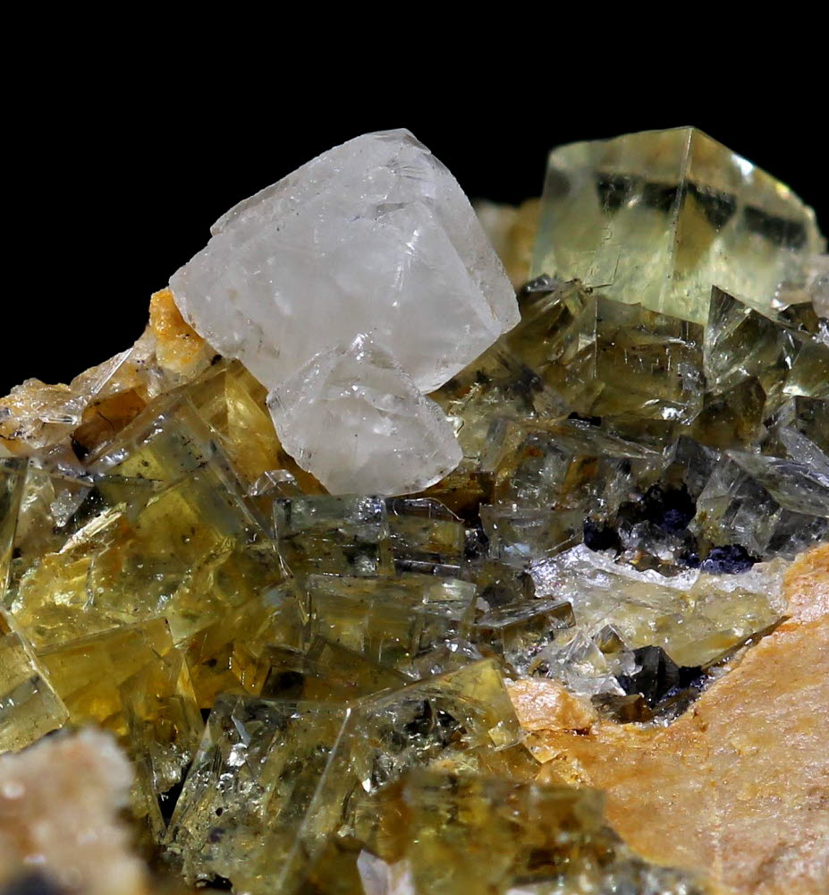 Anglesite & Fluorite