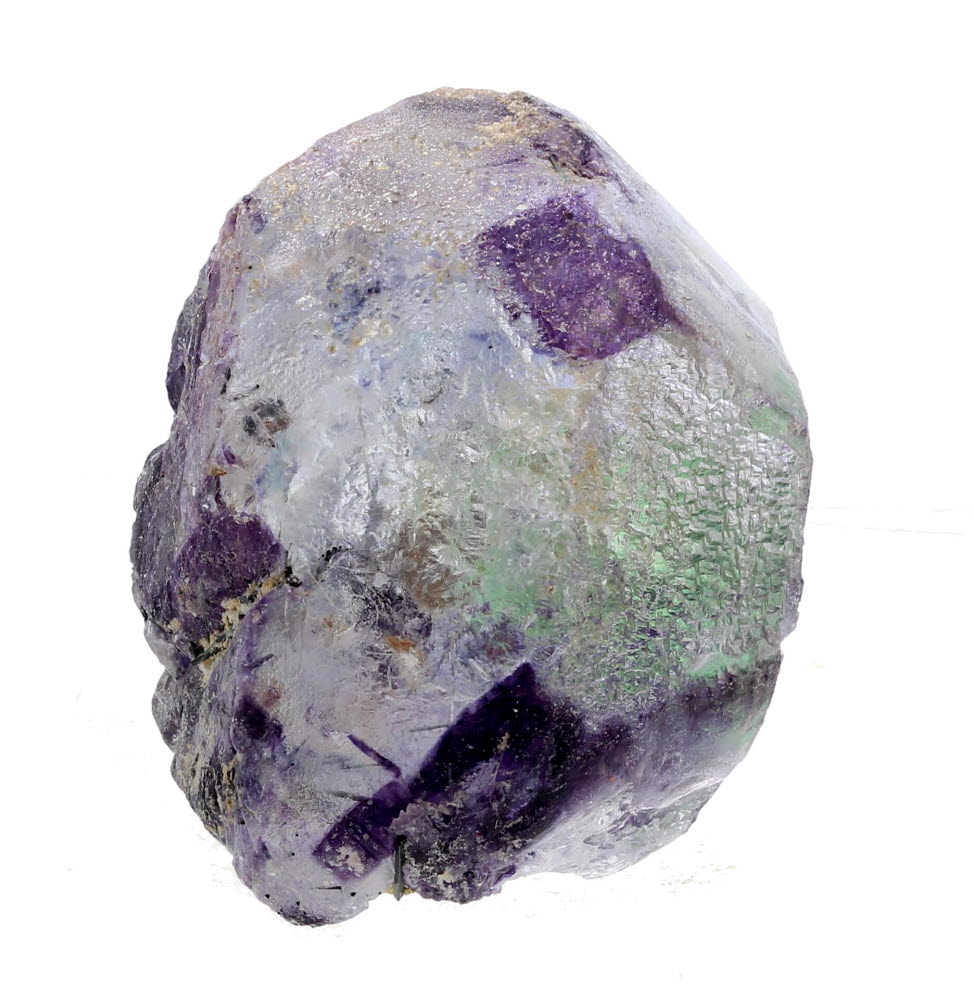 Fluorite With Schorl Inclusions