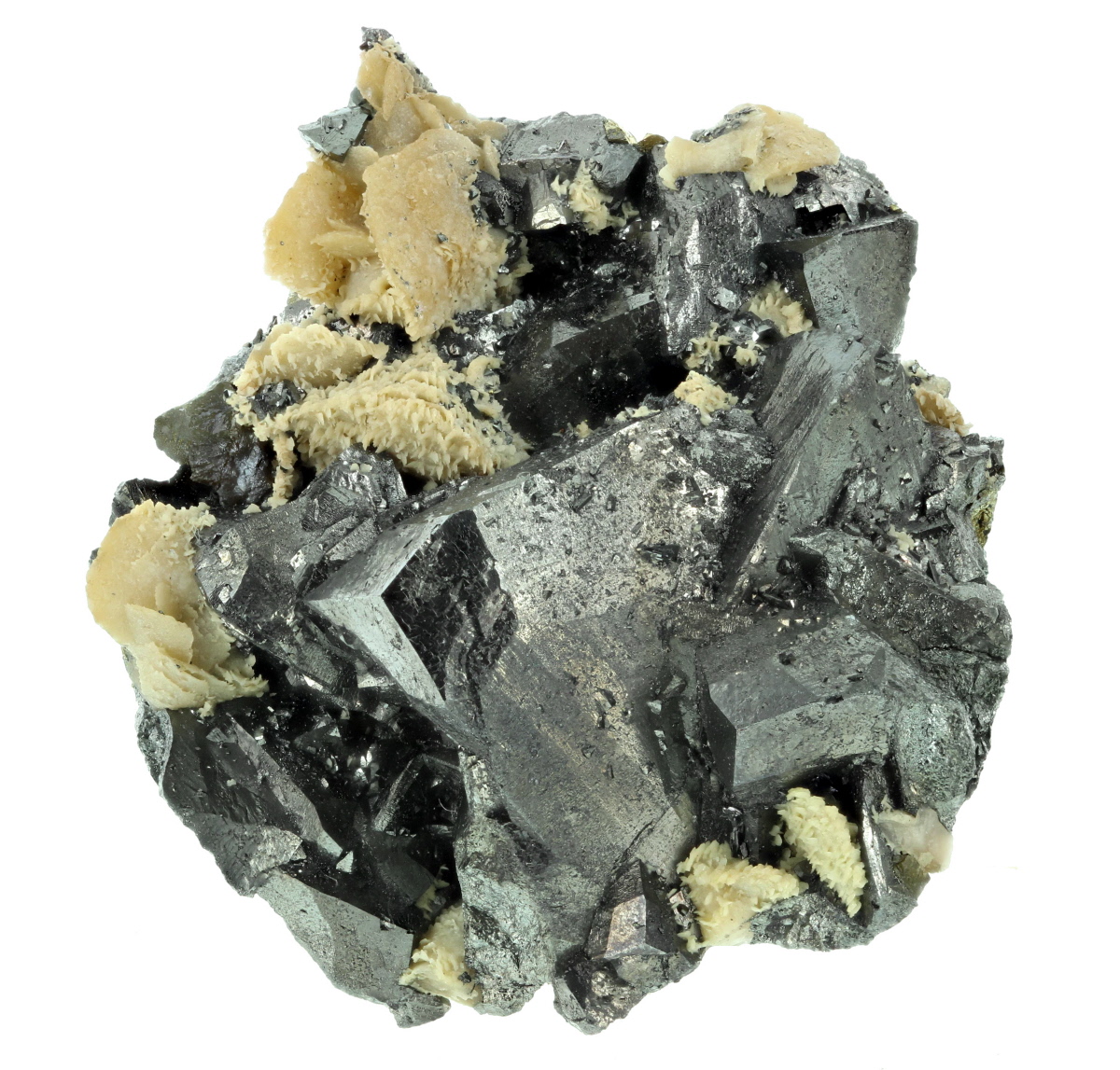 Tetrahedrite With Siderite