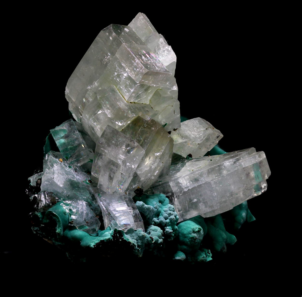 Baryte & Malachite