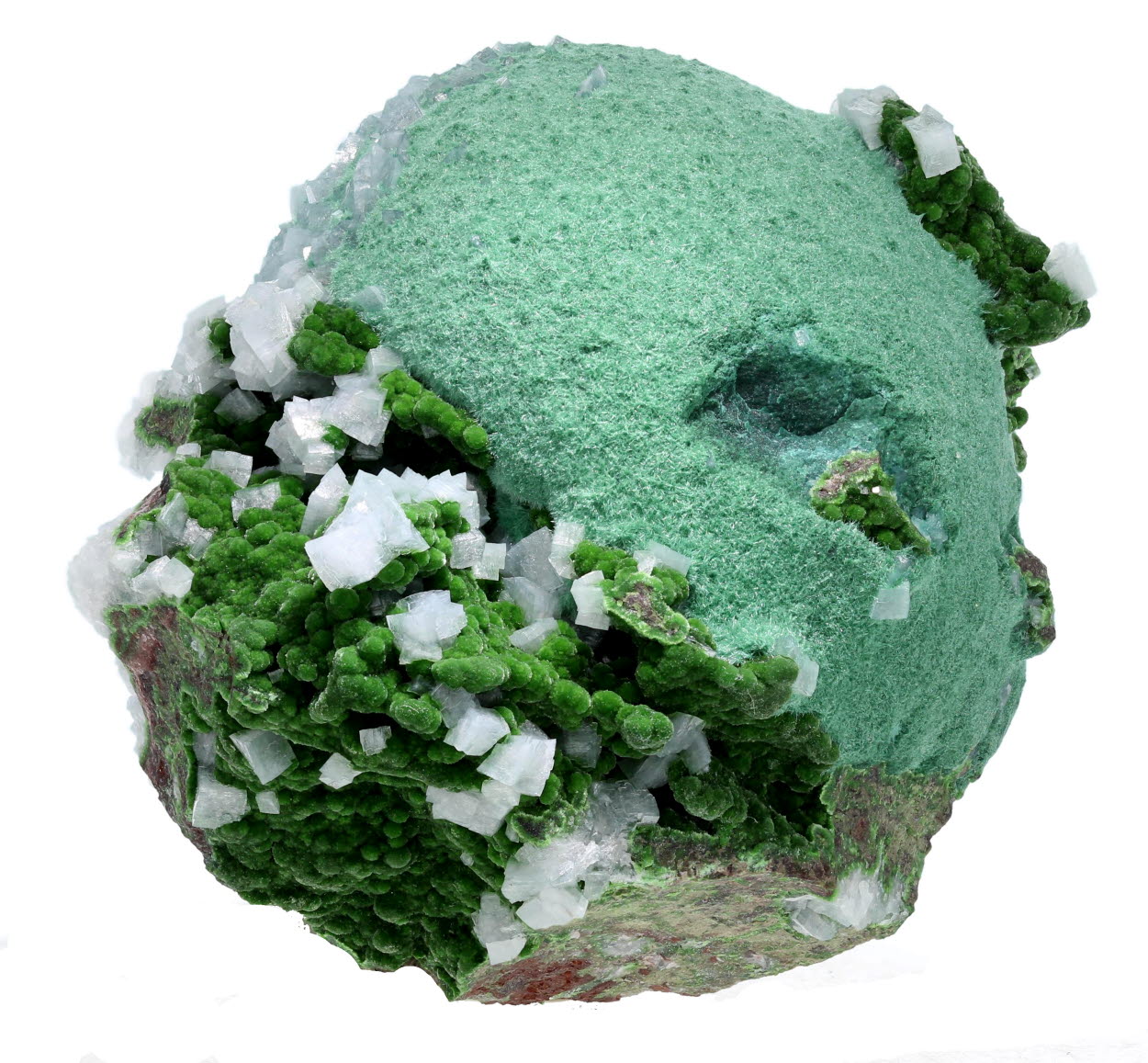 Conichalcite Calcite & Malachite