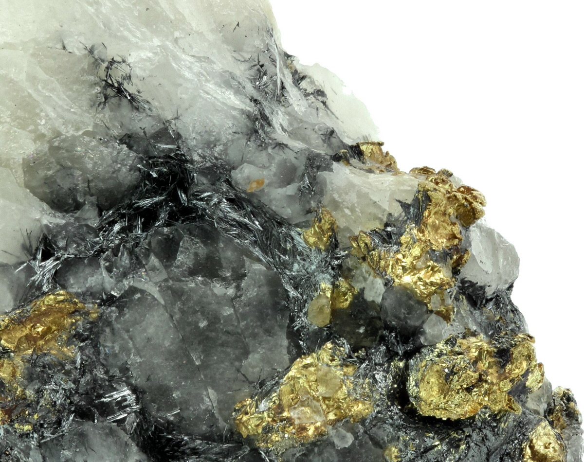 Native Gold & Stibnite