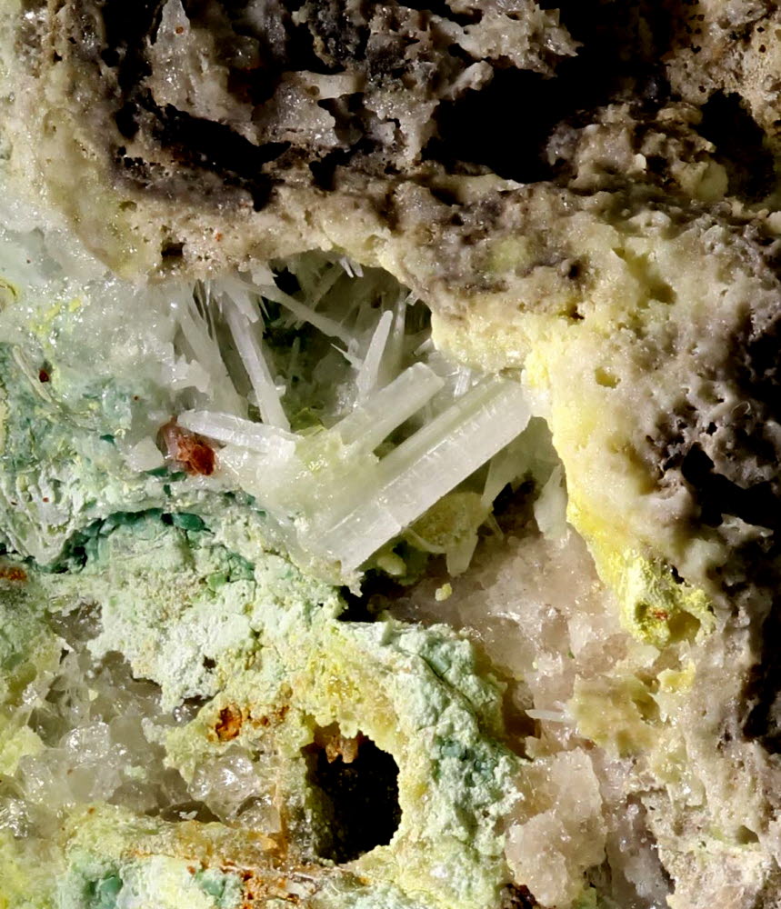 Pyromorphite Cerussite & Chrysocolla