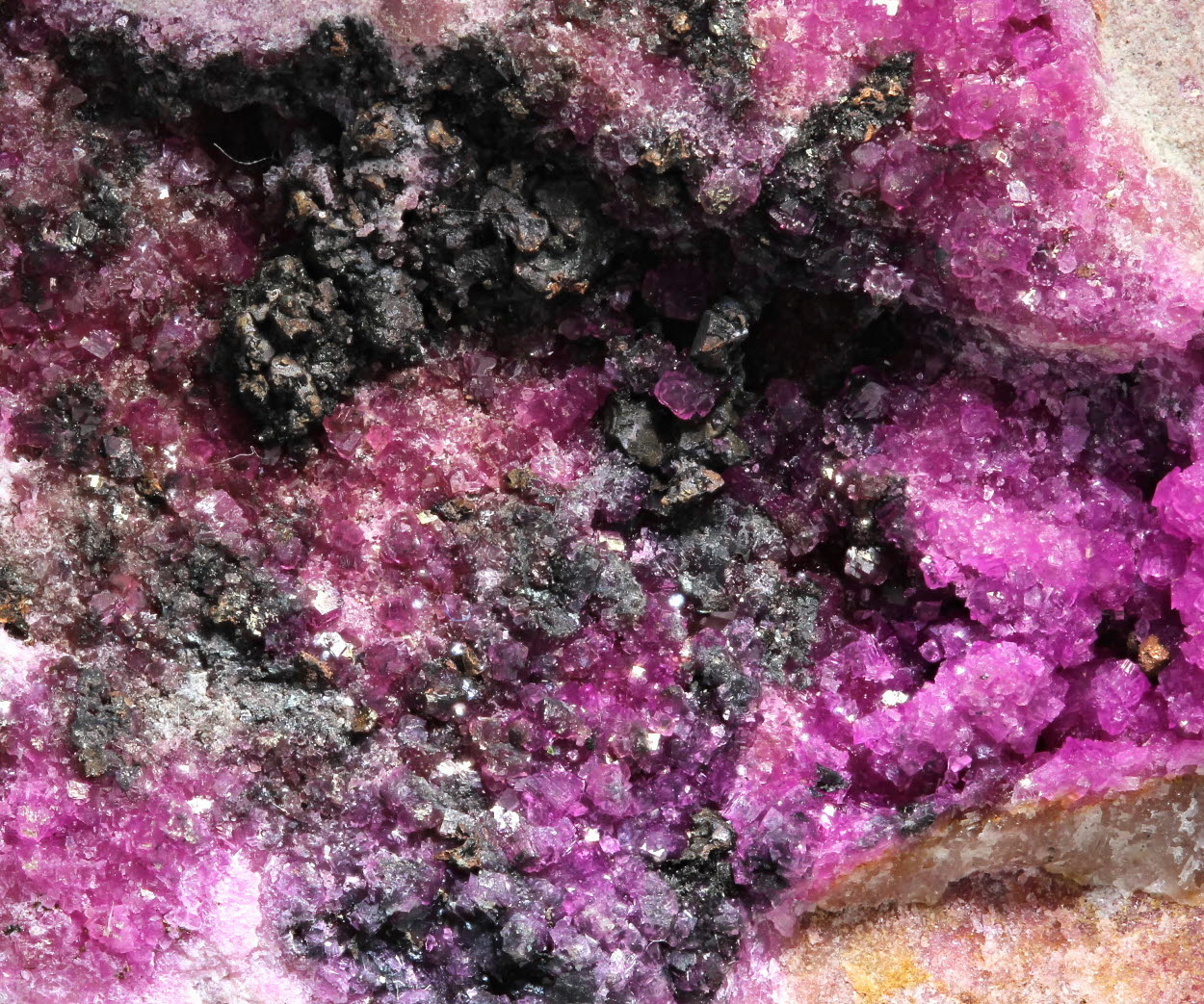 Cobaltoan Calcite & Native Copper