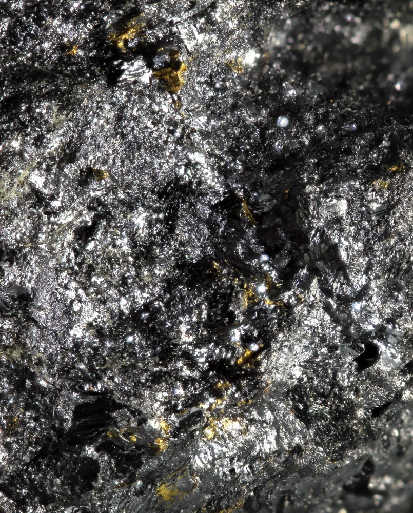 Native Gold With Native Bismuth & Bismuthinite