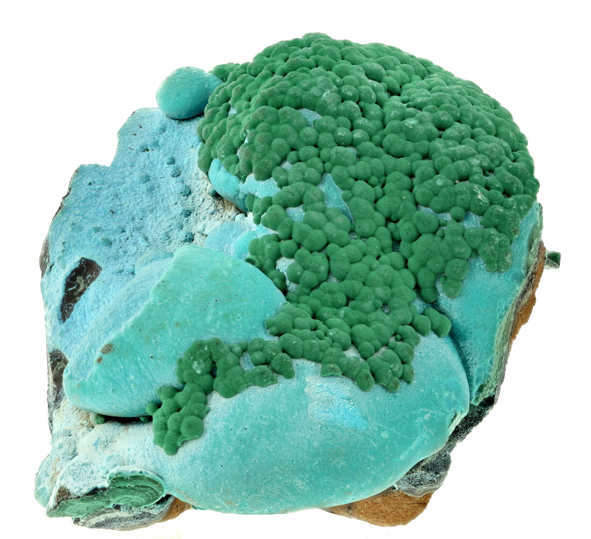 Malachite On Chrysocolla