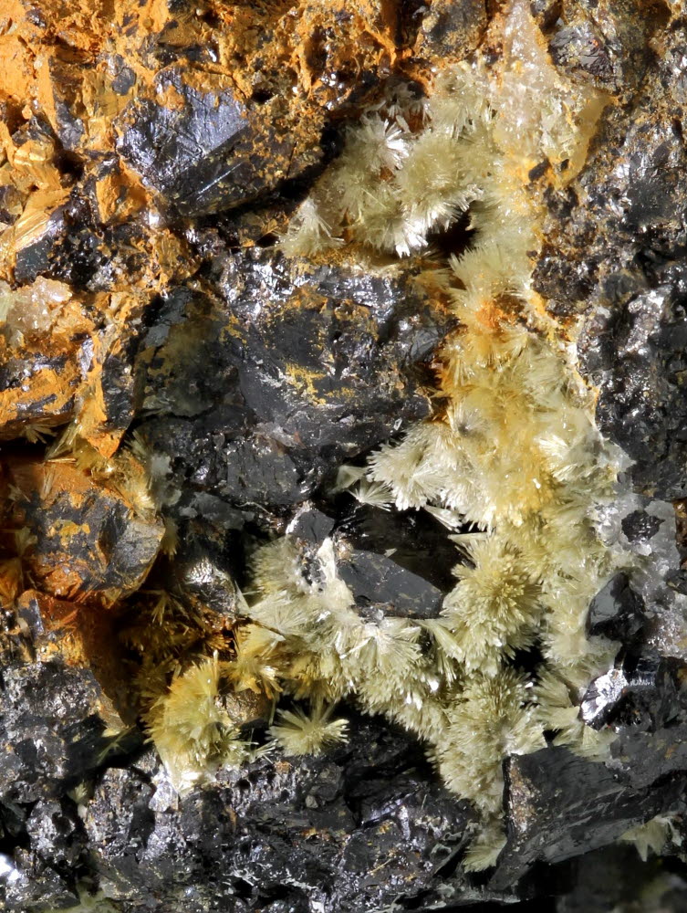 Greenockite & Hemimorphite With Sphalerite