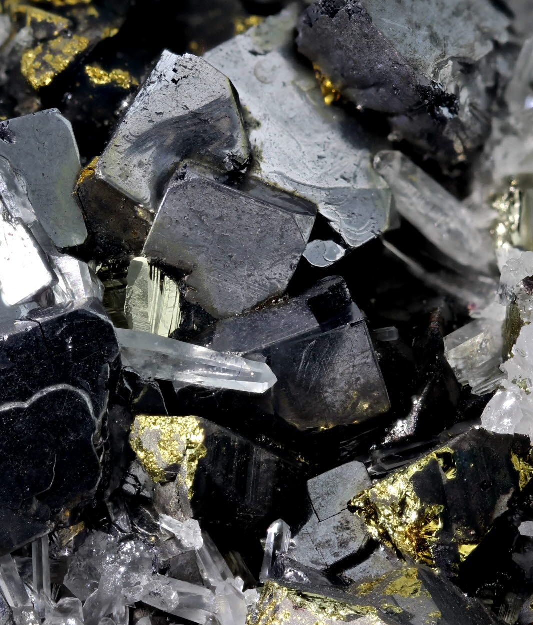 Galena Sphalerite Chalcopyrite & Quartz