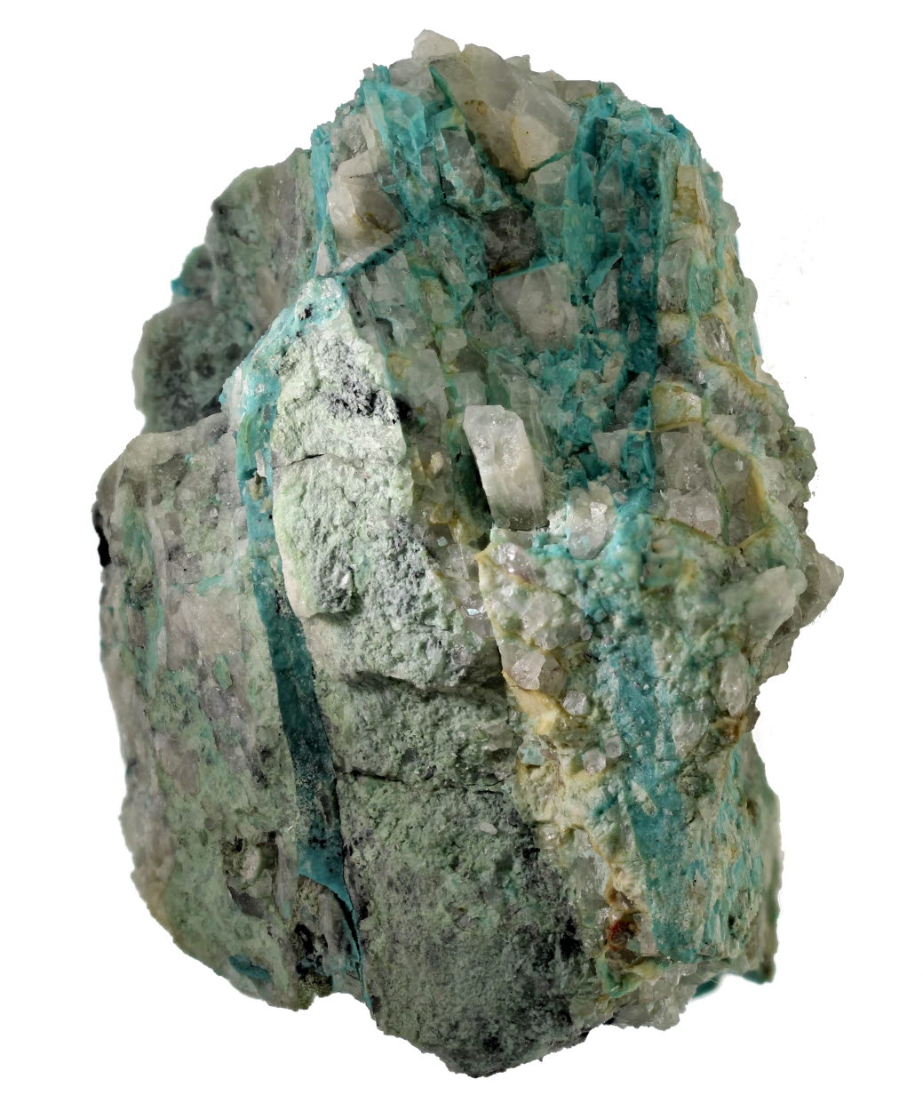 Turquoise In Quartz