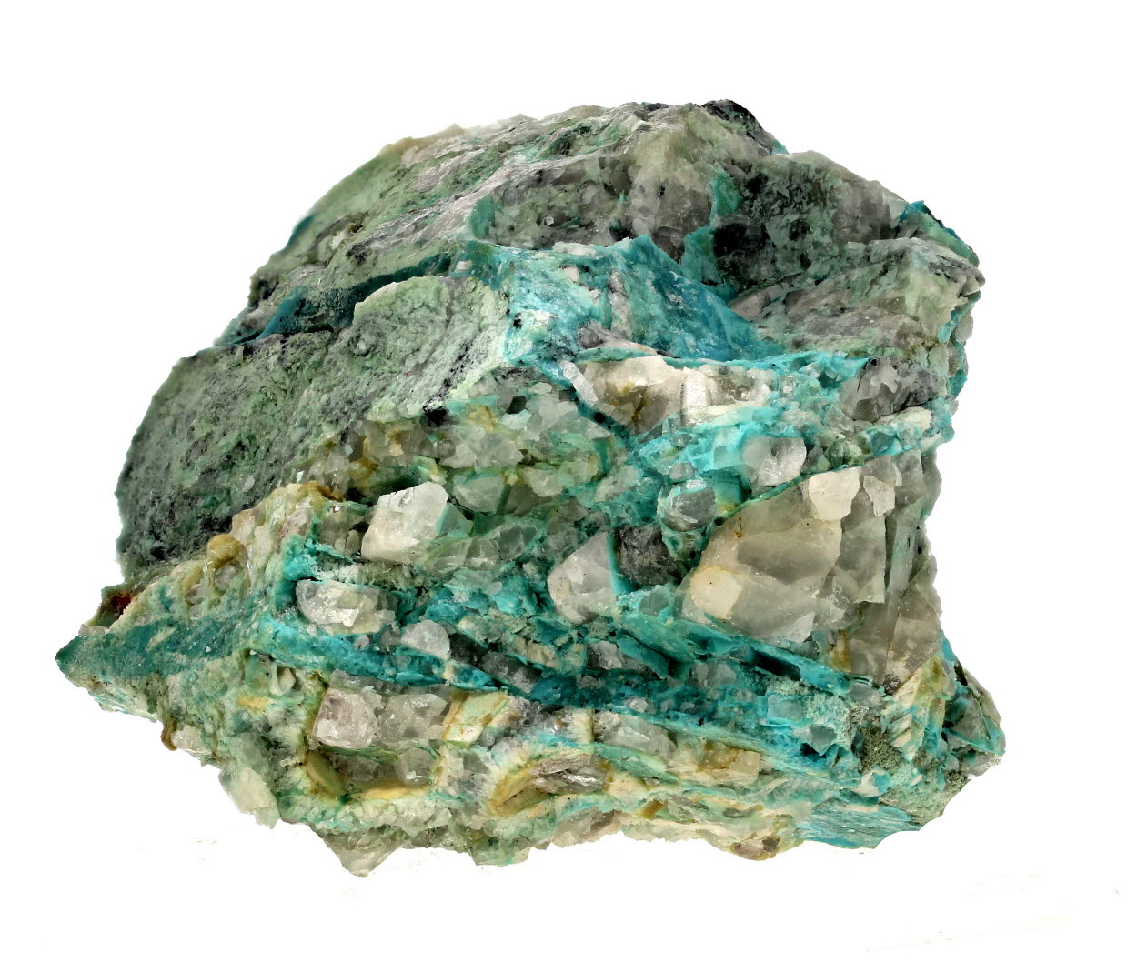 Turquoise In Quartz