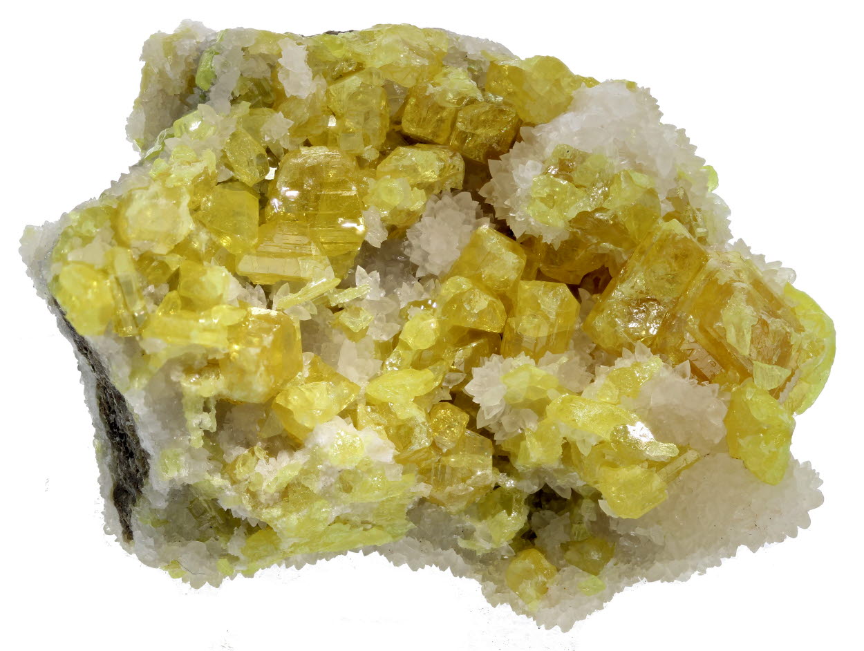 Native Sulphur & Calcite