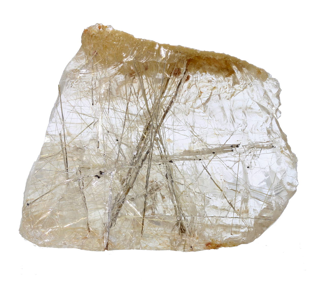 Quartz With Rutile Inclusions