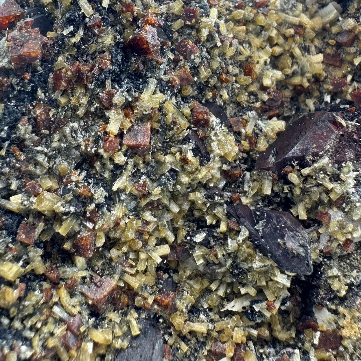 Chabazite & Stilbite With Smoky Quartz