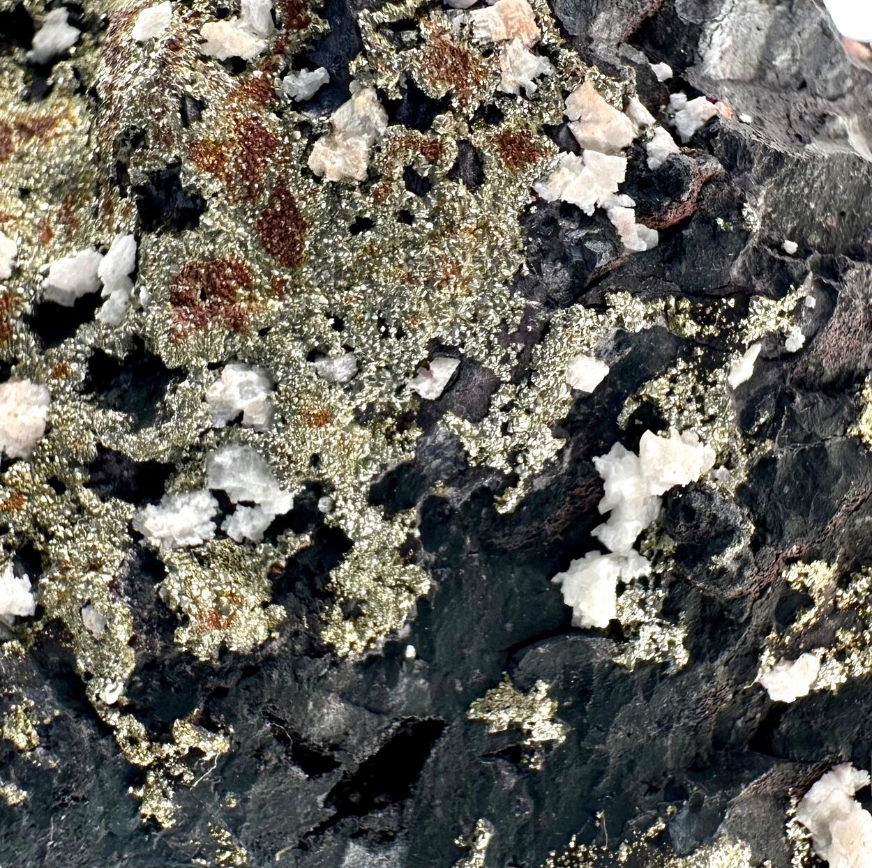 Pyrite & Dolomite With Hematite