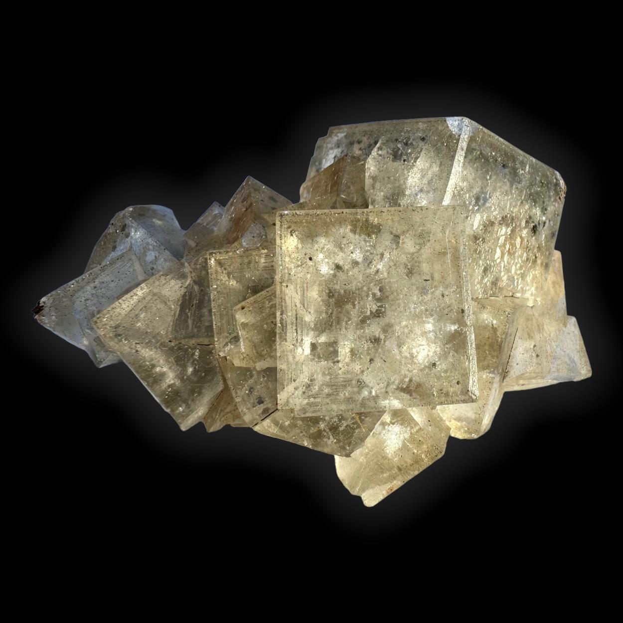 Fluorite With Marcasite Inclusions