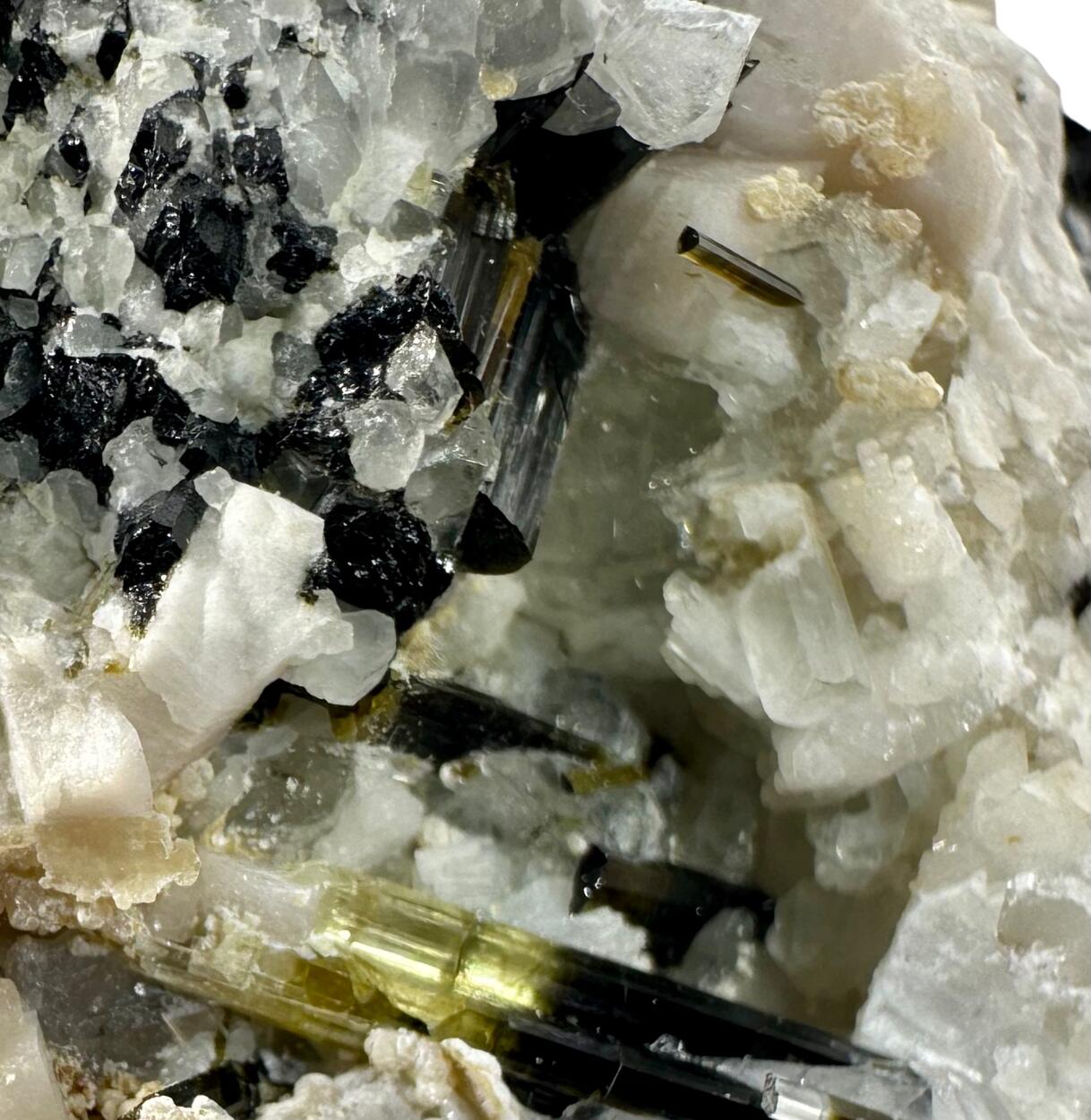 Elbaite & Beryl On Orthoclase