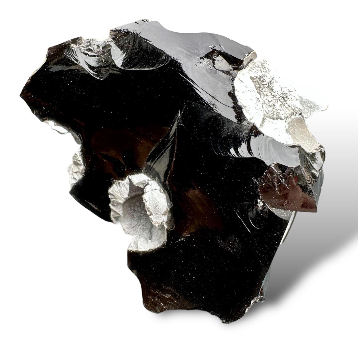 Obsidian Fayalite & Cristobalite