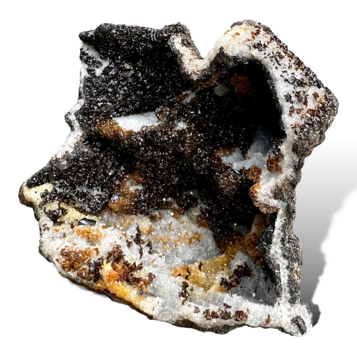 Quartz Psm Fluorite With Ankerite & Sphalerite