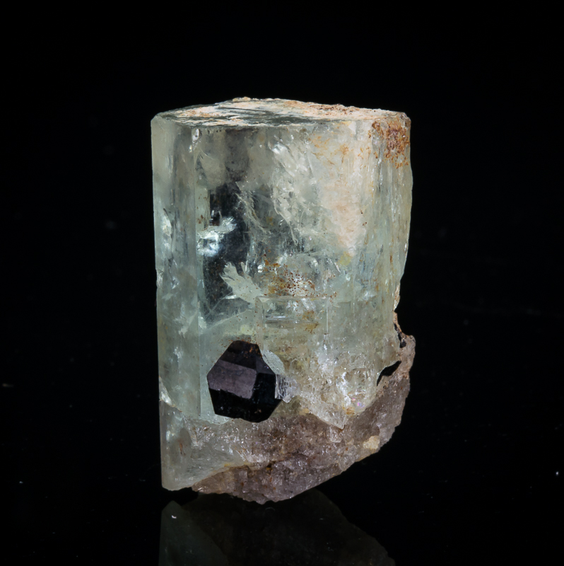 Aquamarine & Schorl