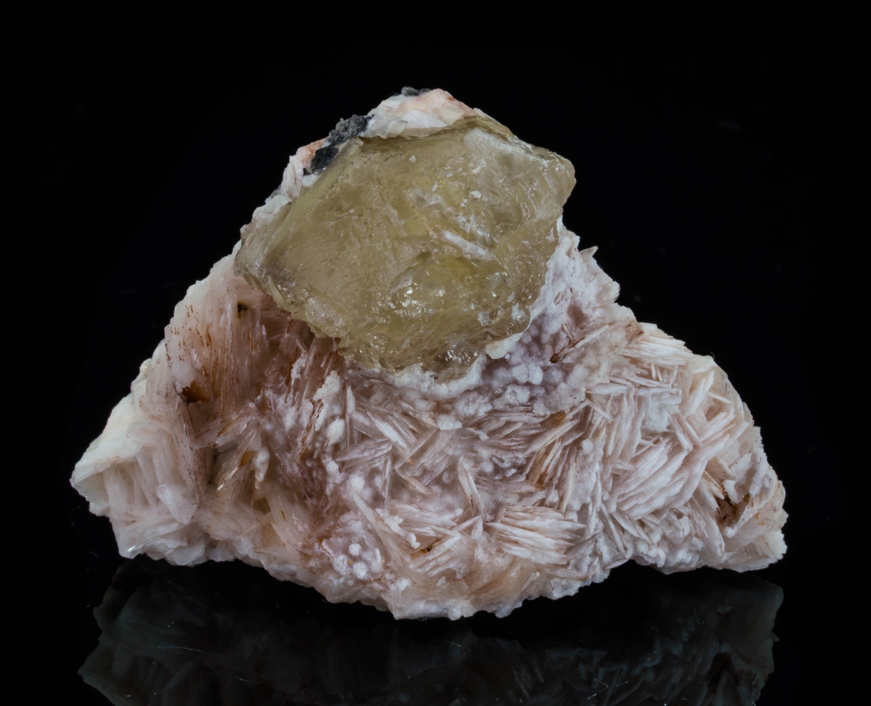 Cerussite On Baryte