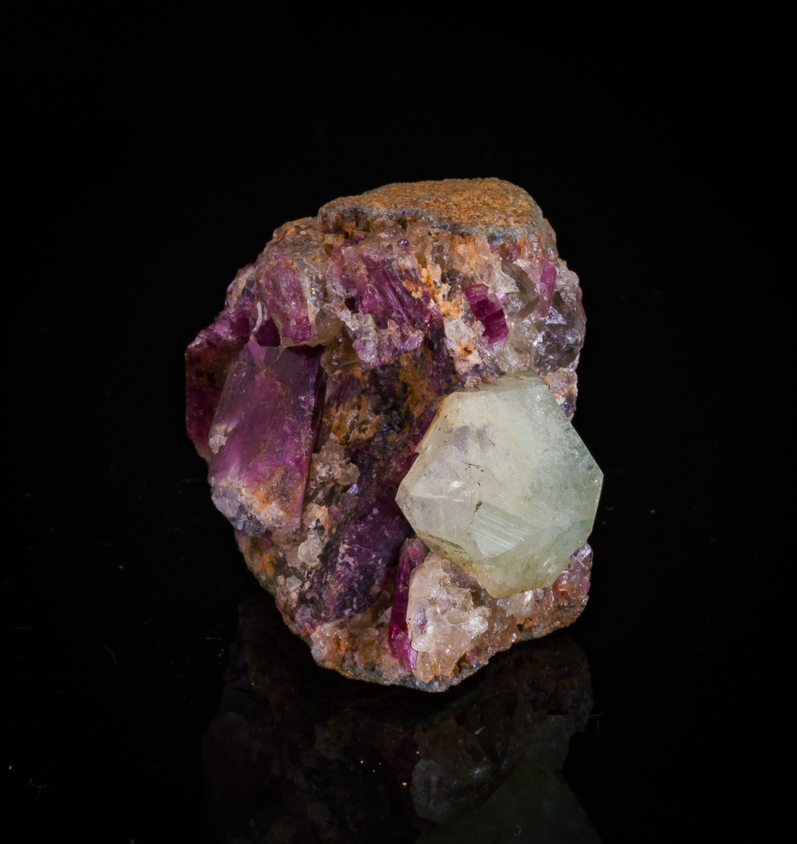 Rhodizite & Rubellite